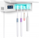 Toothbrush Holder and Cleaner for Maintaining Oral Hygiene