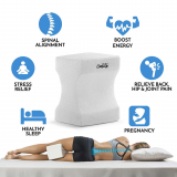 Orthopedic Knee Pillow for Sciatica and Pain Relief