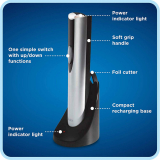Cordless Electric Bottle Opener with Foil Cutter
