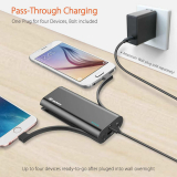 Portable Power Pack with 6000 mAh for iPhone and Android