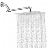 High Pressure Bath Waterfall Full Body Coverage Square Rainfall Shower head