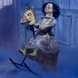 Halloween Rocking Horse Girl To Scare Your Guests