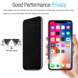 Anti-Spy Tempered Glass Screen Protector for Apple iPhone Xs & iPhone X