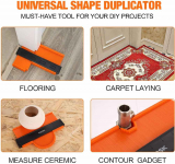 Contour Gauge for Measuring Molding For Reproduction