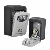 Wall-Mounted Safe Box with 4 Digit Weather Resistant Key