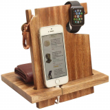 Wooden Android & iPhone Docking Station Organizes Your Accessories