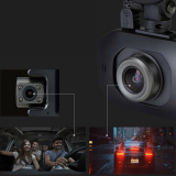 Z3Pro Dual Dash Camera for Uber with GPS and Inside Cam