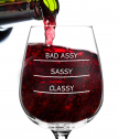 Humorous Printed Wine Glasses to add crisp in your party!