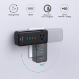 USB Wall Charger with Rotate Plug and Quick Charge 3.0 Support